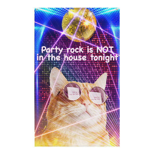 Party Rock Is Not in the House Tonight Flag