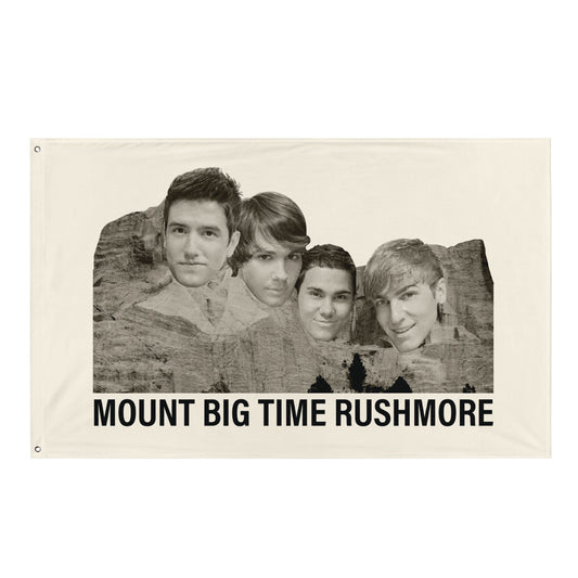 Mount Big Time Rushmore Flag