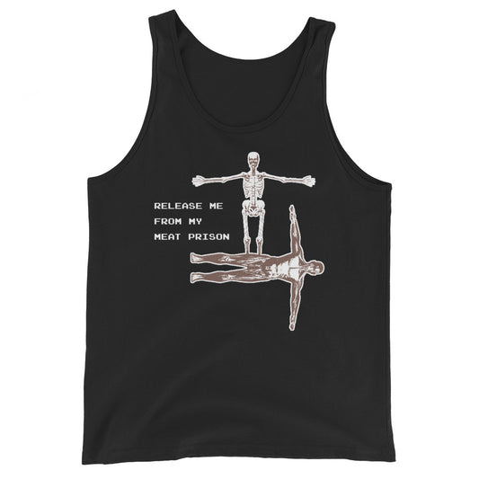 Release Me From My Meat Prison Unisex Tank Top