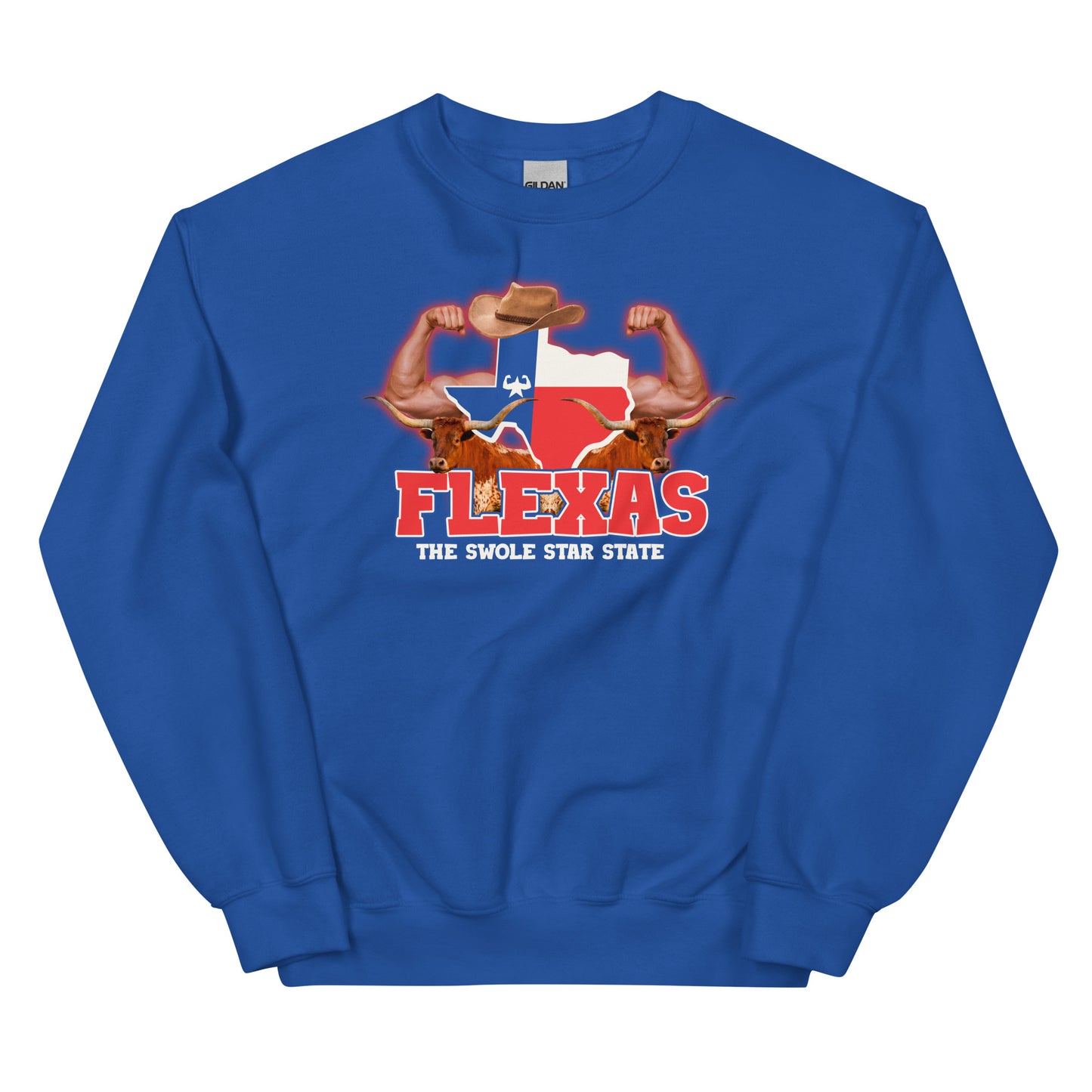 Flexas (The Swole Star State) Unisex Sweatshirt