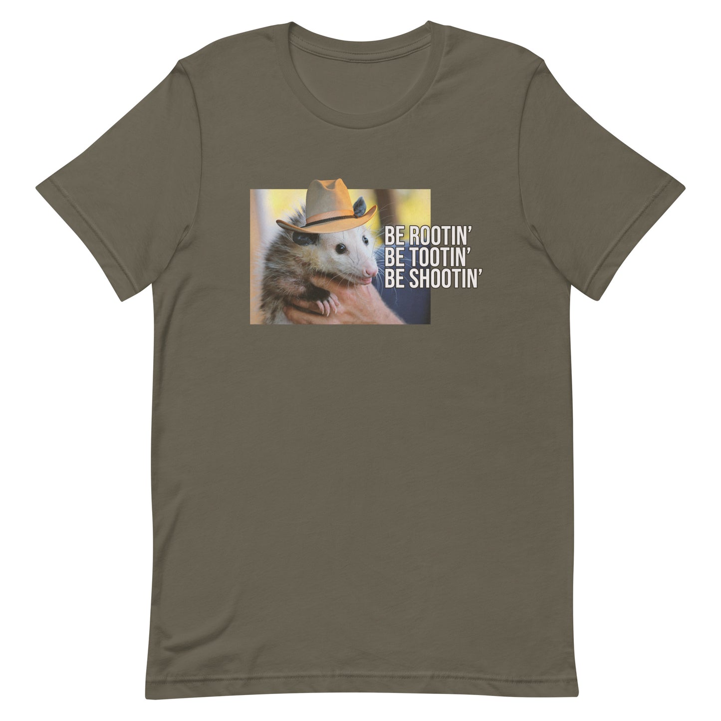 Cowboy Possum unisex t-shirt