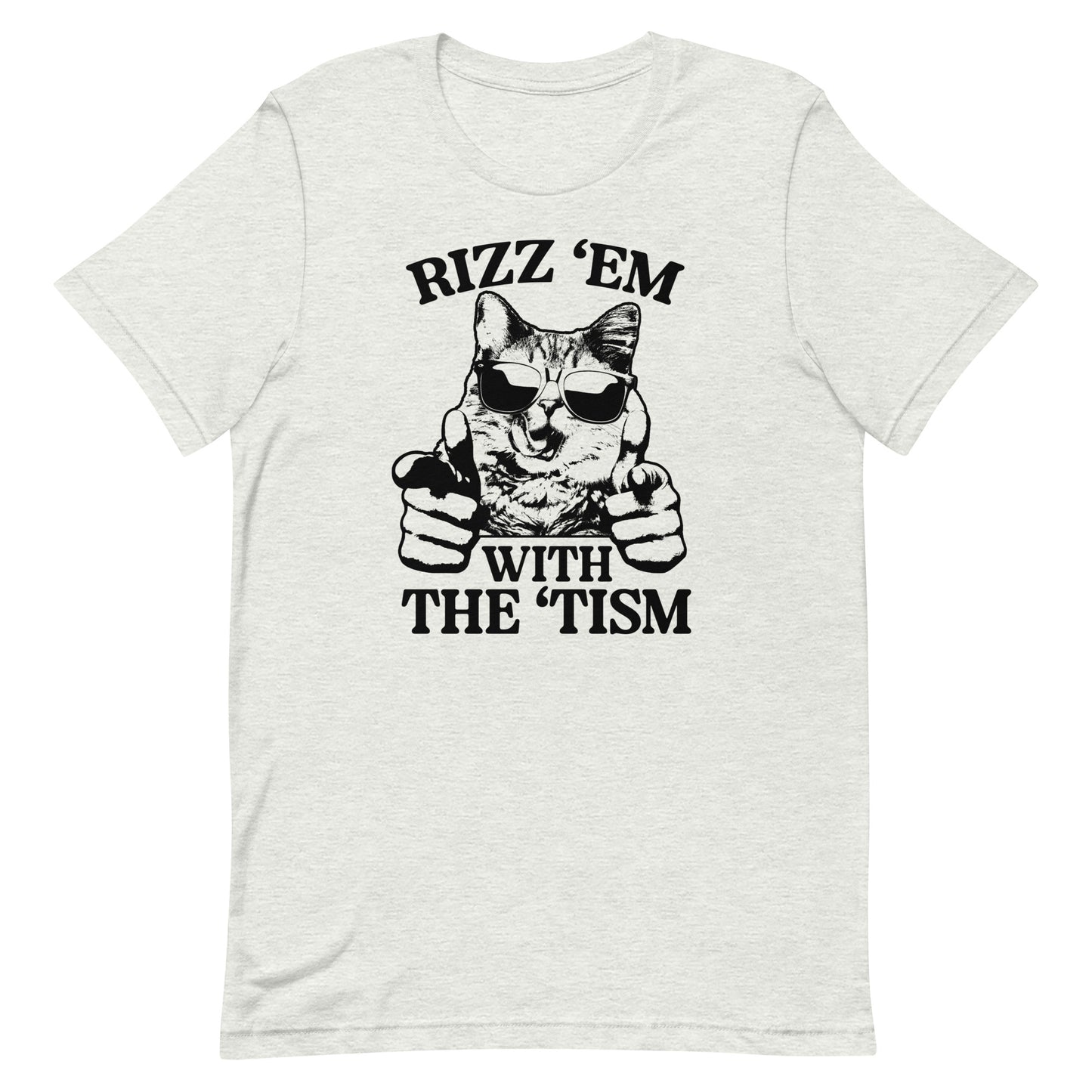 Rizz 'Em With the 'Tism (Cat) Unisex t-shirt