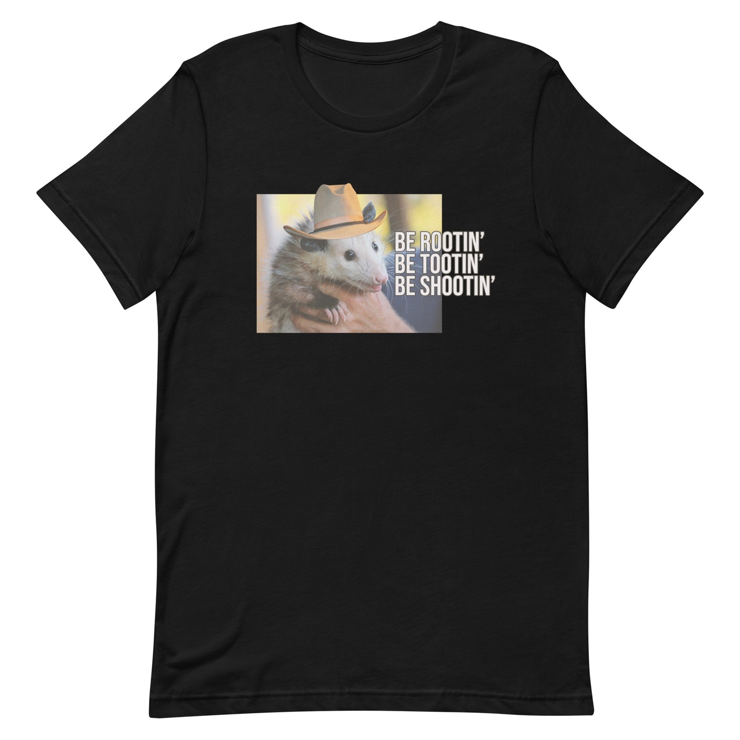 Cowboy Possum unisex t-shirt