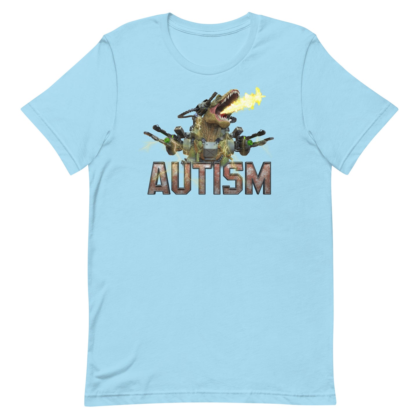 Autism Dinosaur Mech Unisex t-shirt