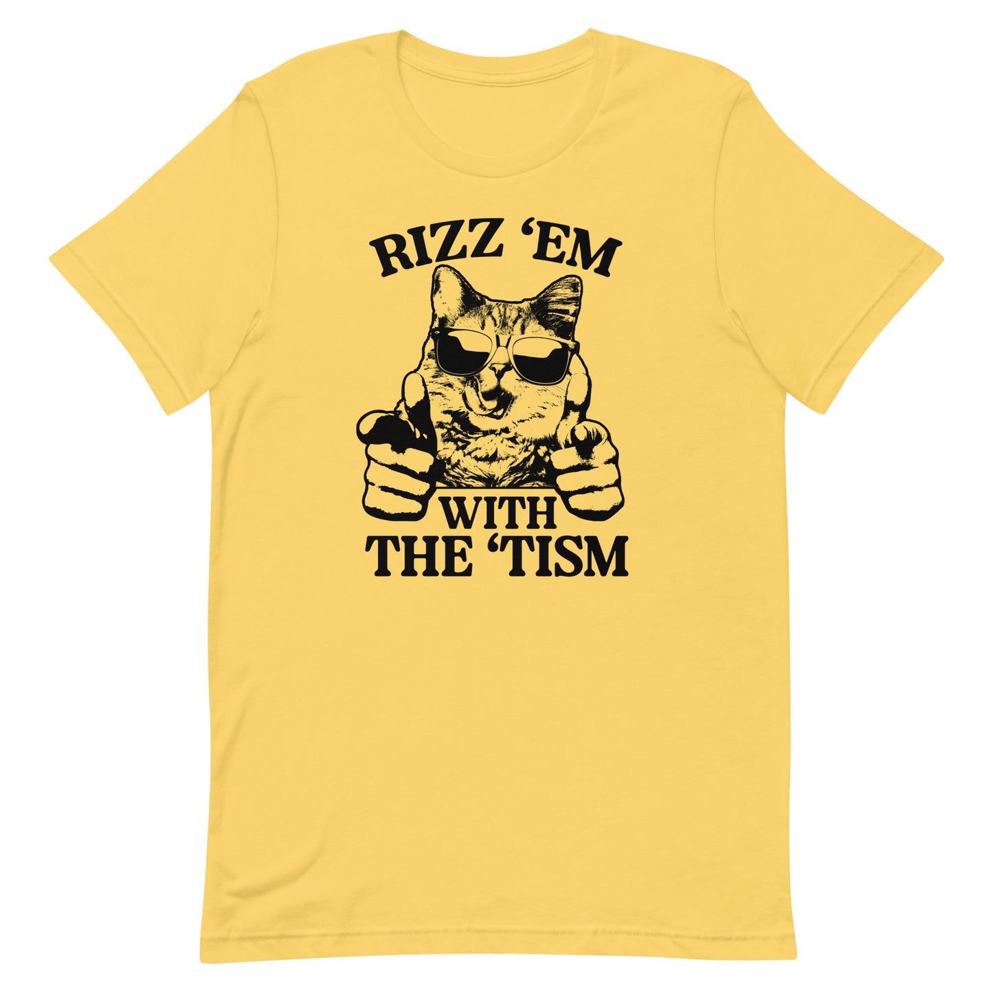 Rizz 'Em With the 'Tism (Cat) Unisex t-shirt