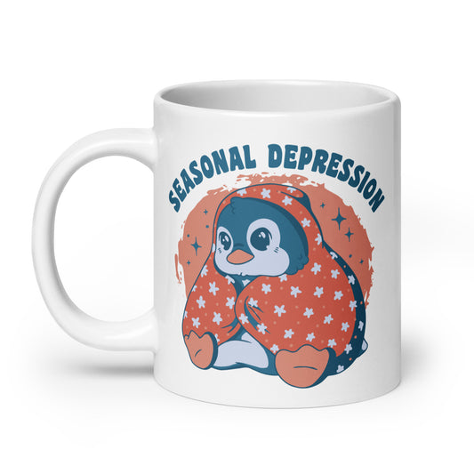 Seasonal Depression Penguin mug