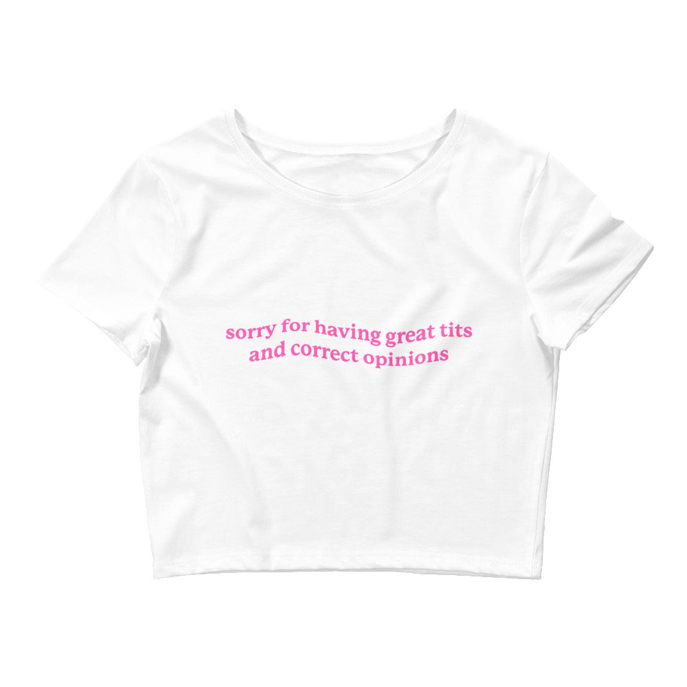 Great Tits & Correct Opinions Women’s Baby Tee