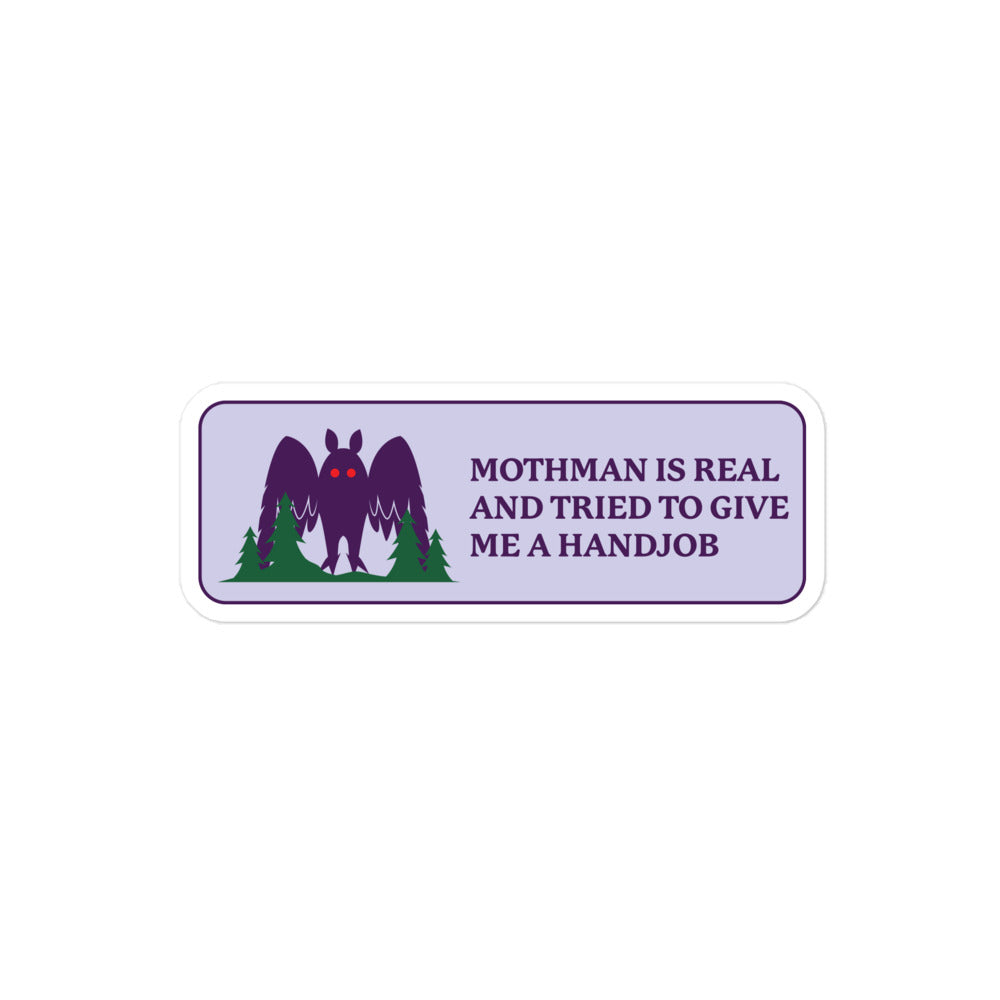 Mothman is Real sticker
