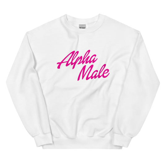 Alpha Male (Barbie Font) Unisex Sweatshirt