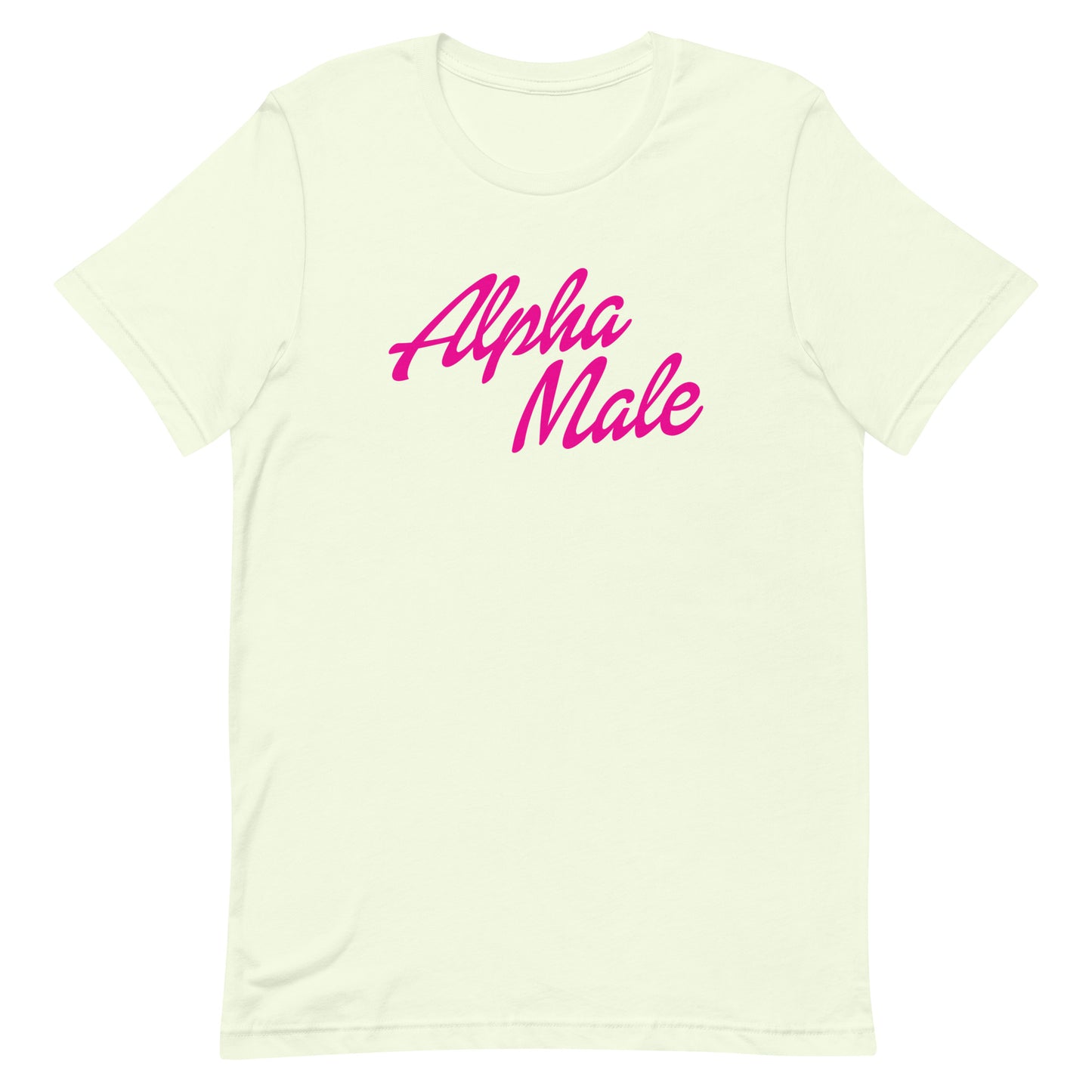 Alpha Male (Barbie Font) Unisex t-shirt