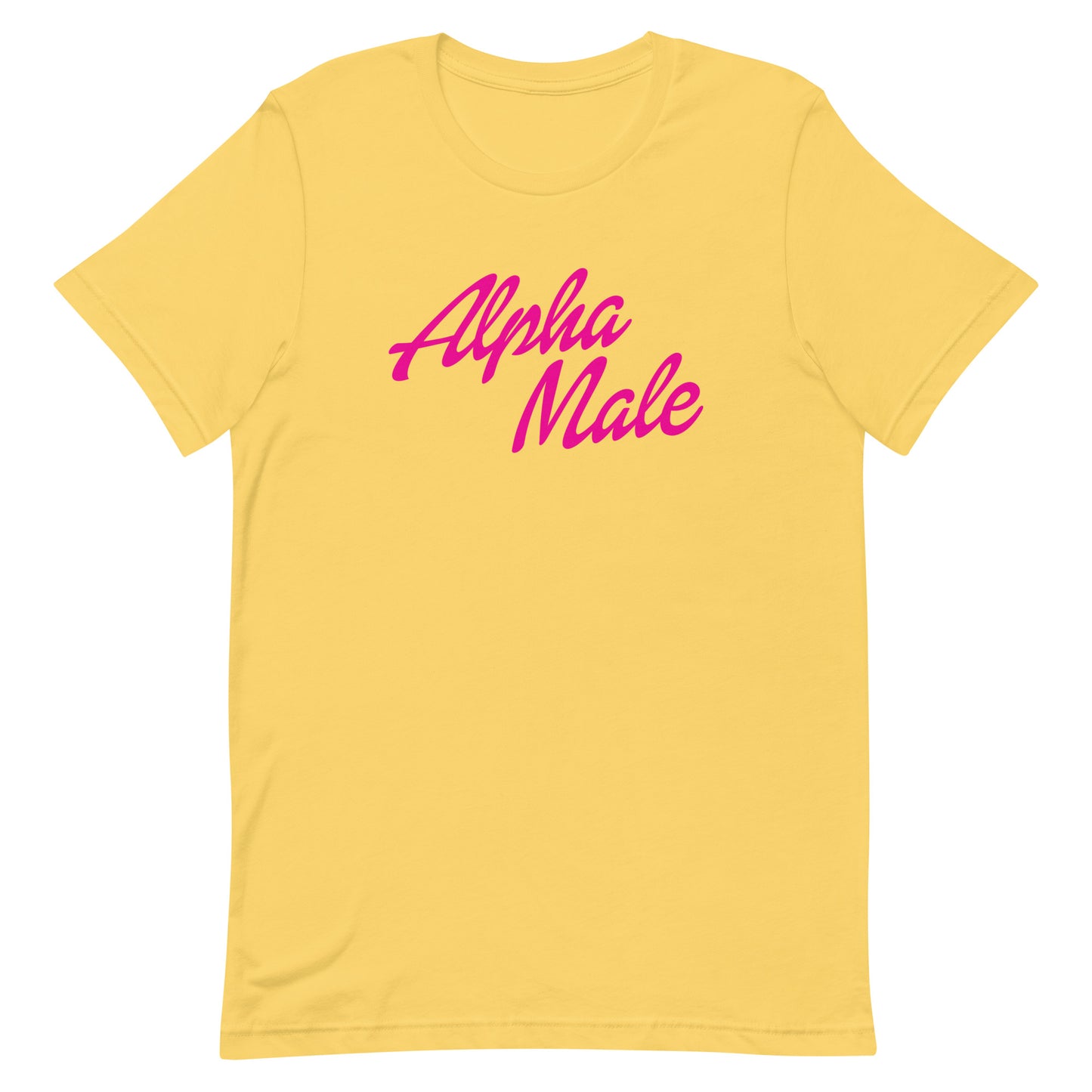 Alpha Male (Barbie Font) Unisex t-shirt