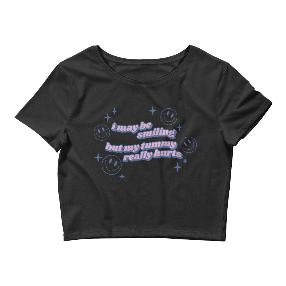 I May Be Smiling Women’s Baby Tee