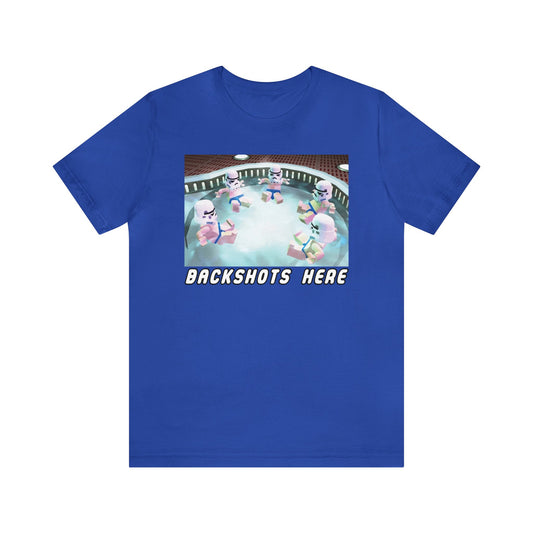 Backshots Here (Hot Tub) Unisex t-shirt