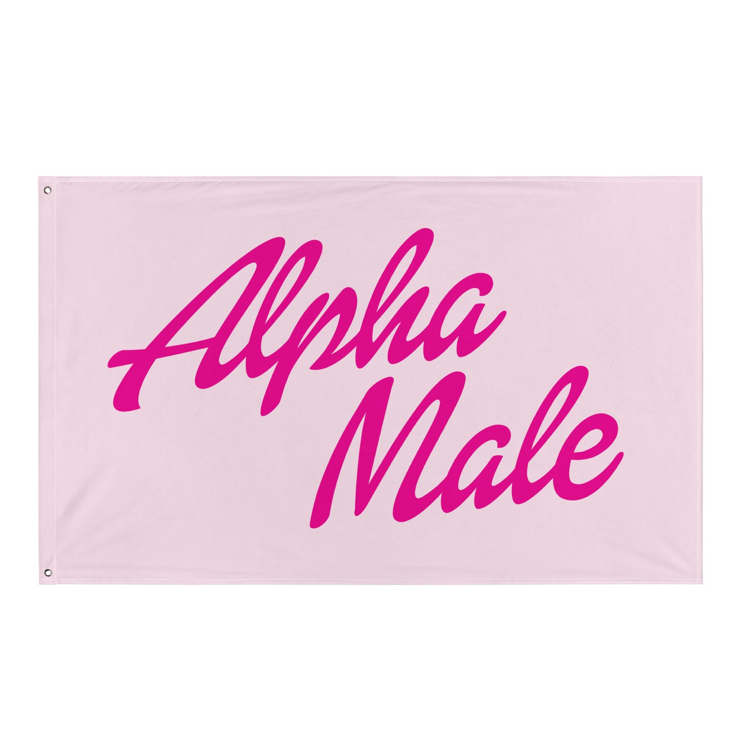 Alpha Male (Barbie Font) Flag