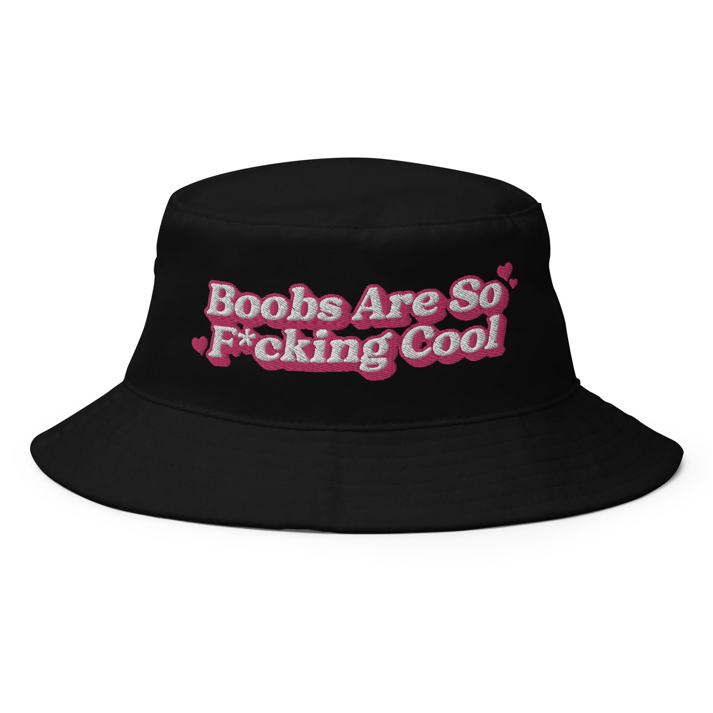 Boobs Are F*cking Cool (Pink) Bucket Hat