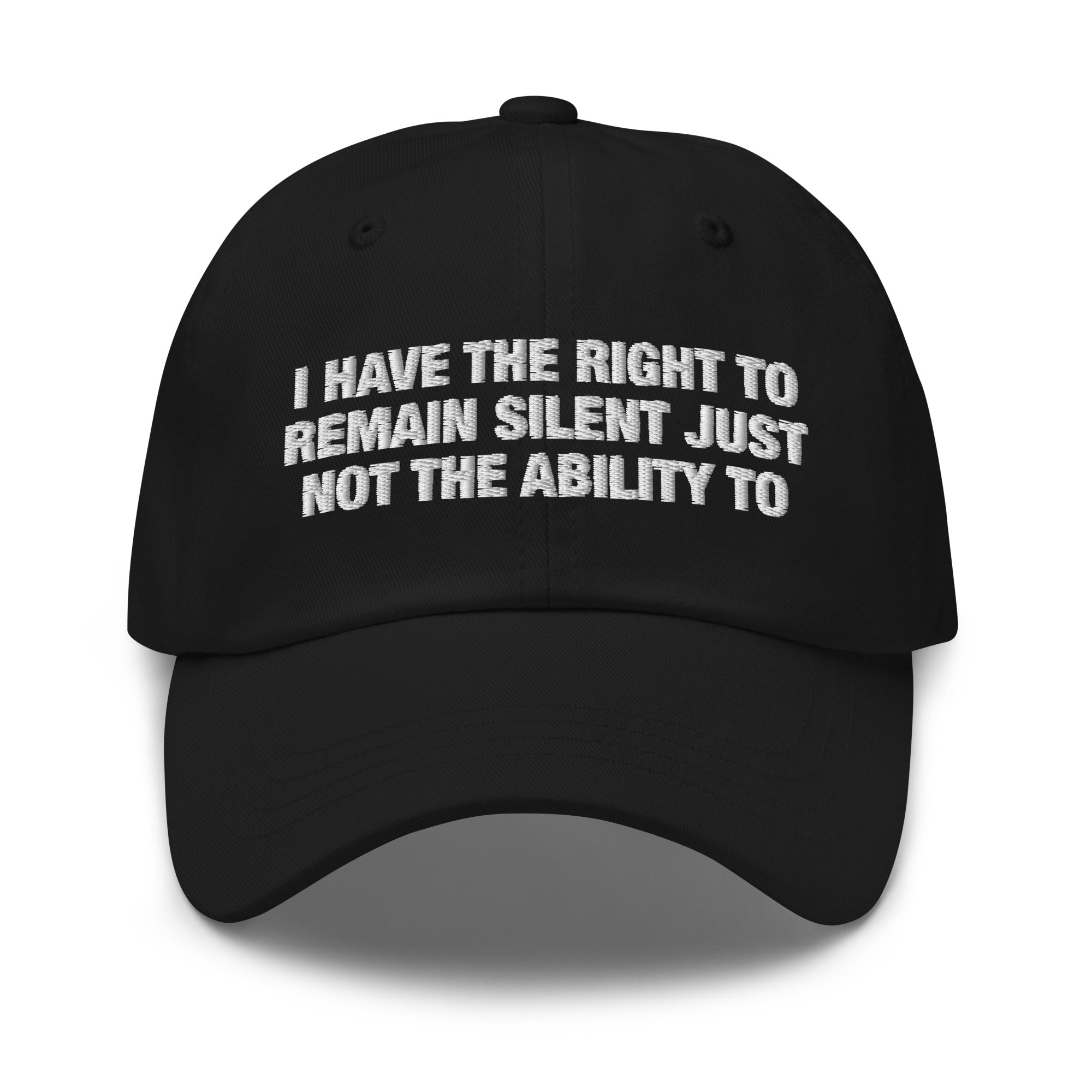 The Right to Remain Silent hat