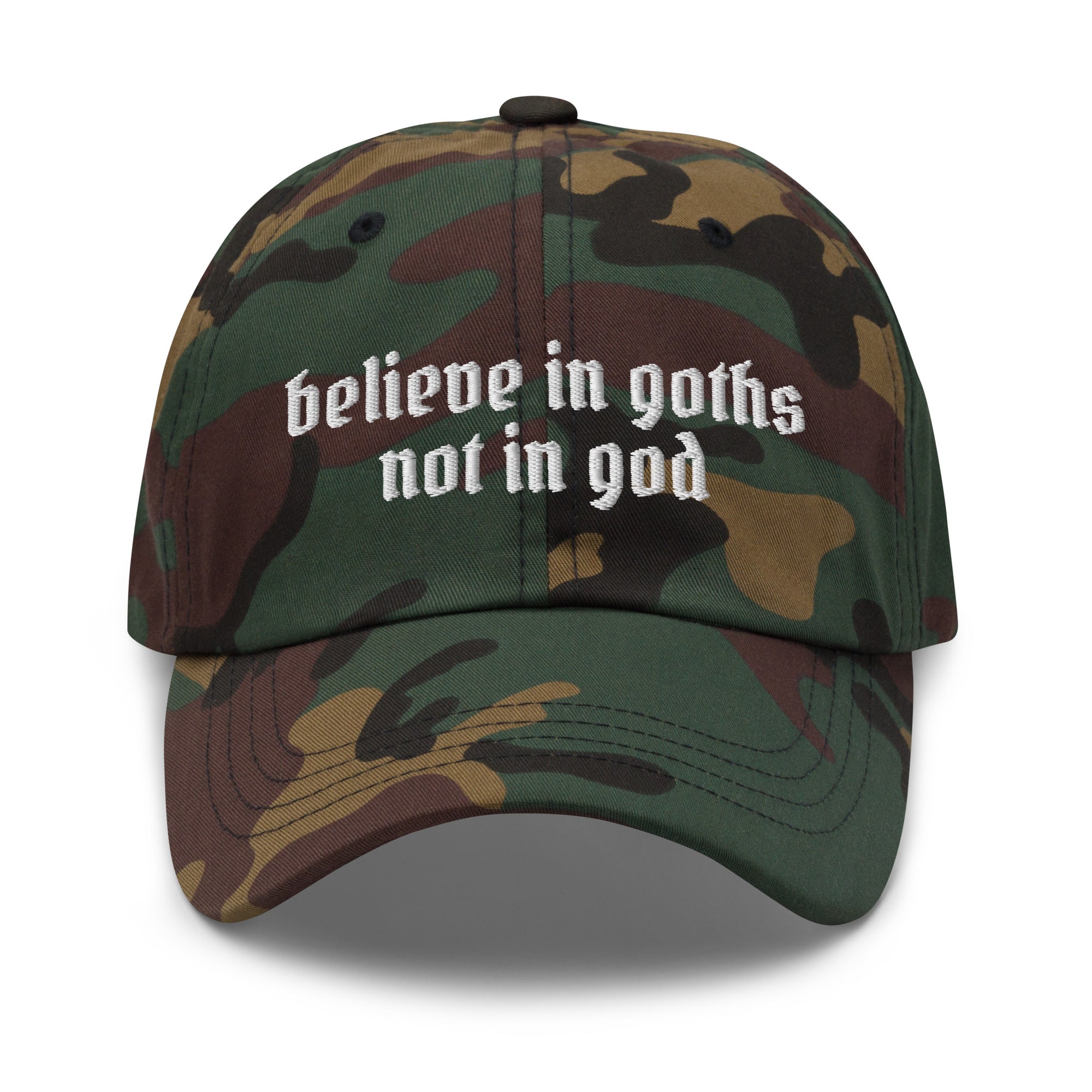 Believe in Goths Not in God hat