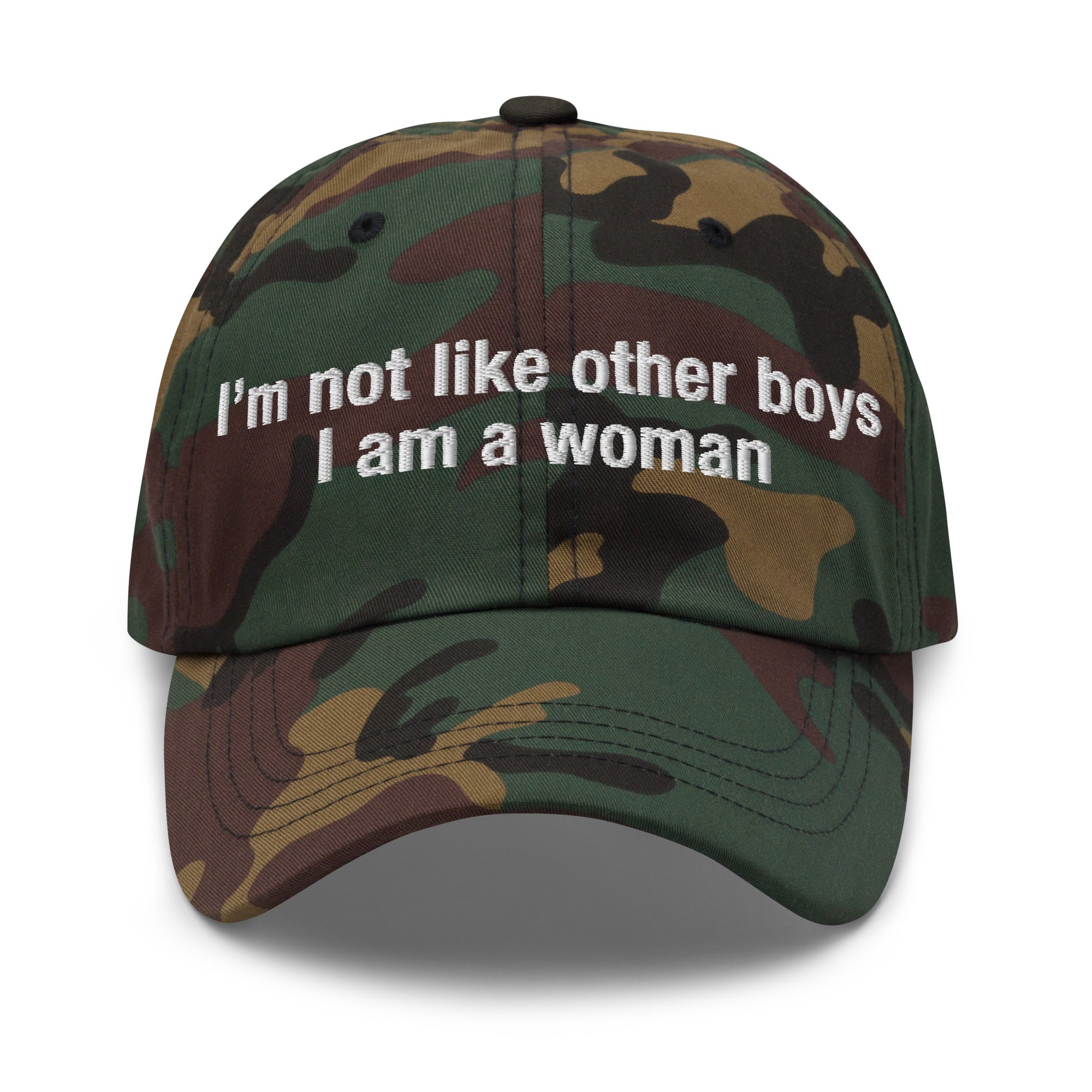 I'm Not Like Other Boys I Am Woman hat