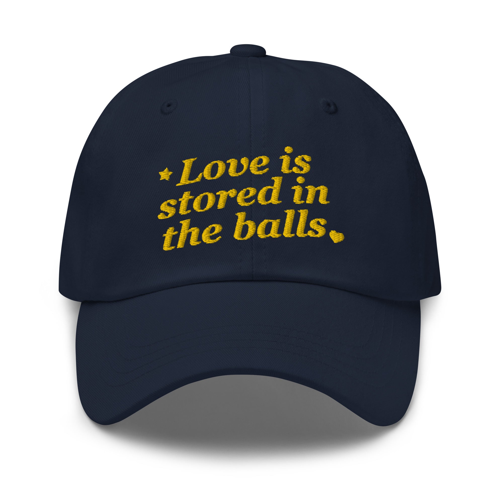 Love is Stored in the Balls Hat