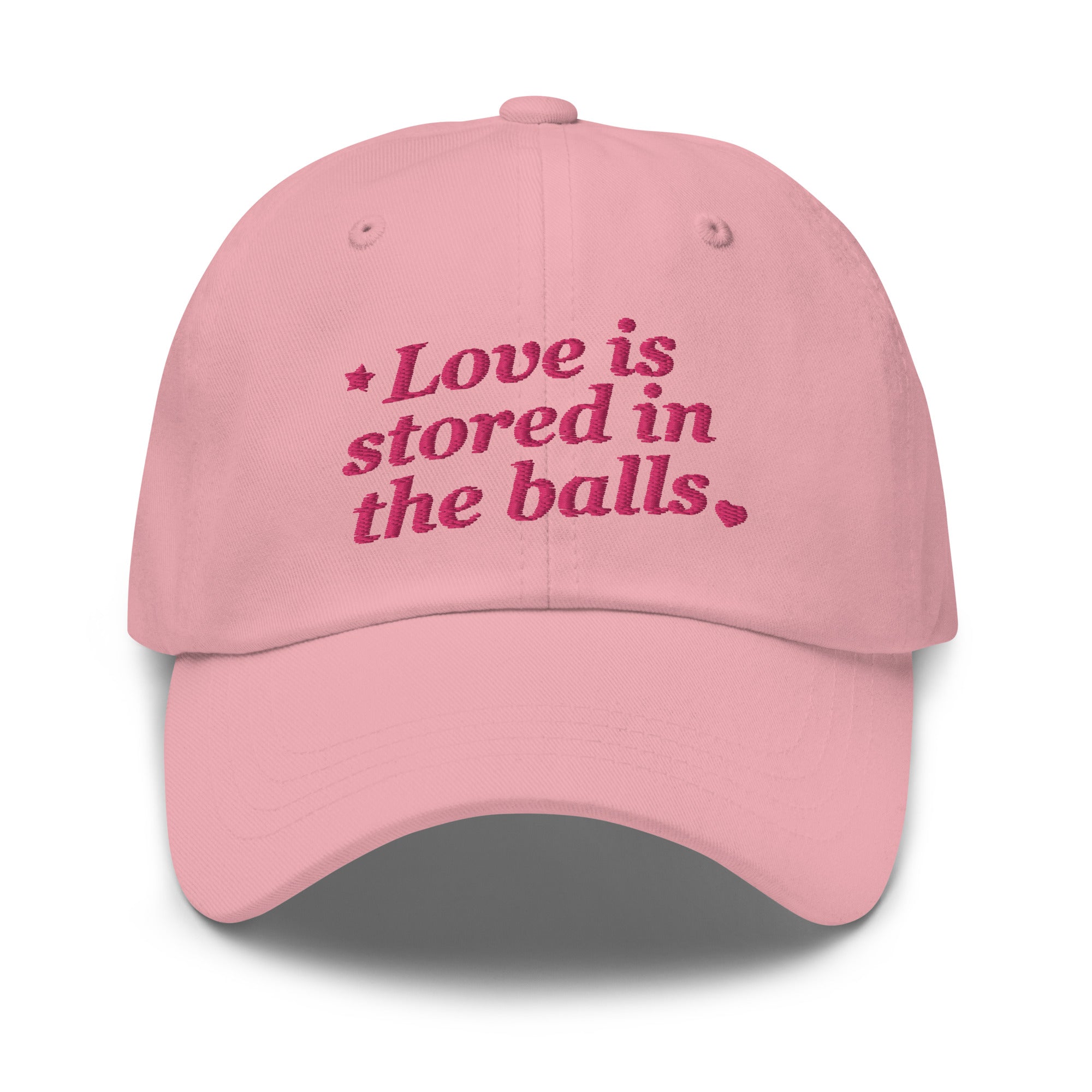 Love is Stored in the Balls Hat