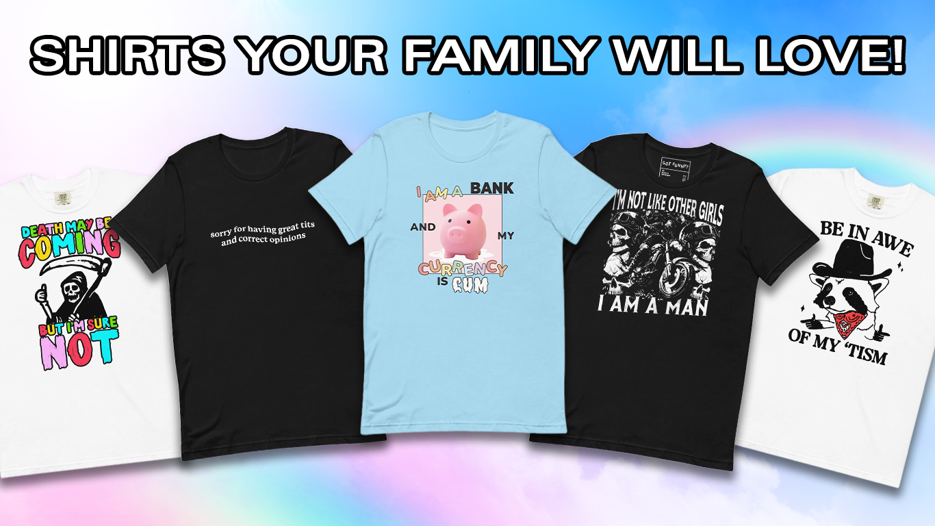 Got tee shirts on sale