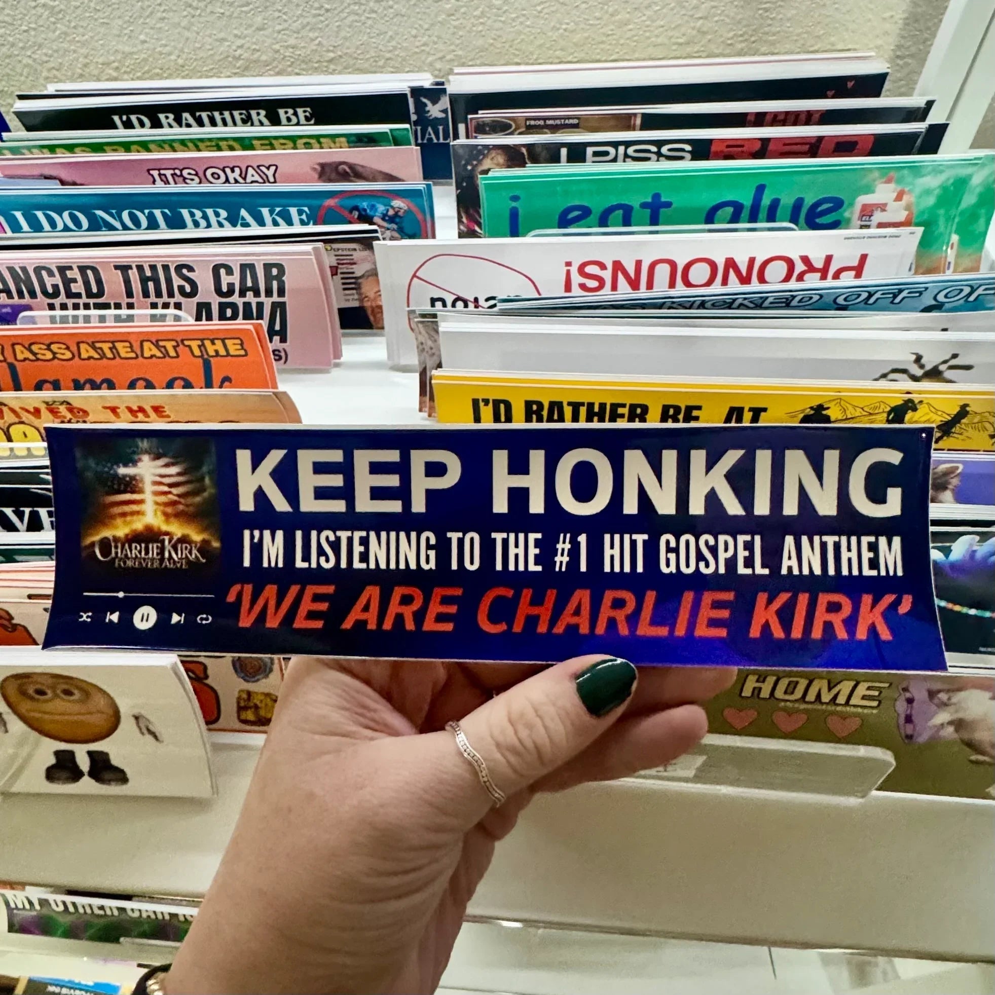 KEEP HONKING I'm Listening to the #1 Hit Gospel Anthem 'WE ARE CHARLIE KIRK'
