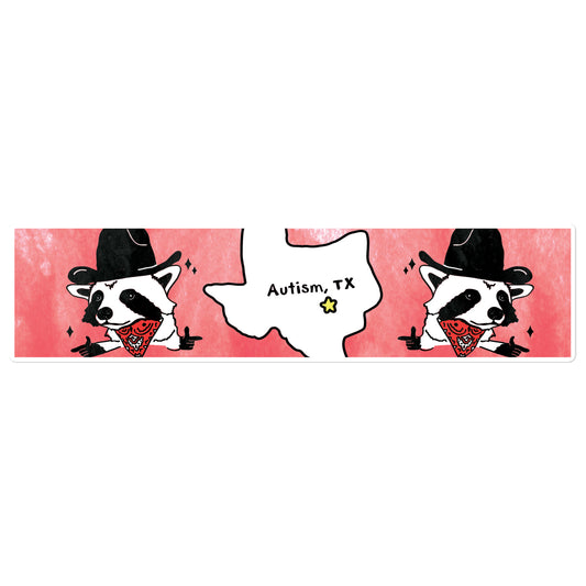 Autism Texas bumper sticker