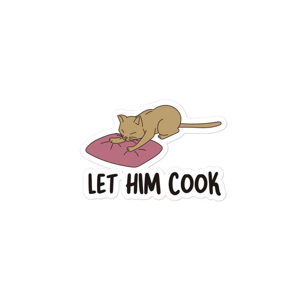 Let Him Cook sticker