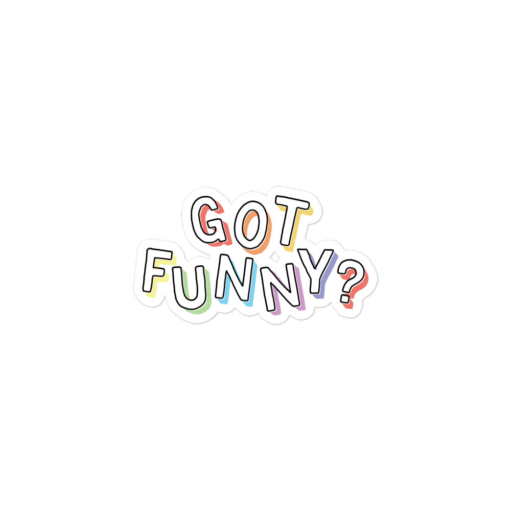 Got Funny Logo sticker