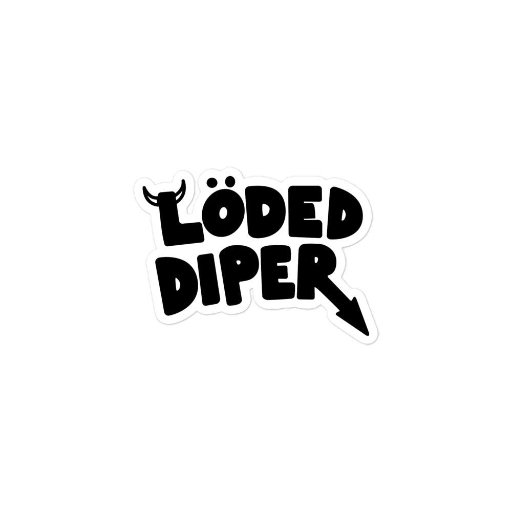 Loded Diper Sticker sticker