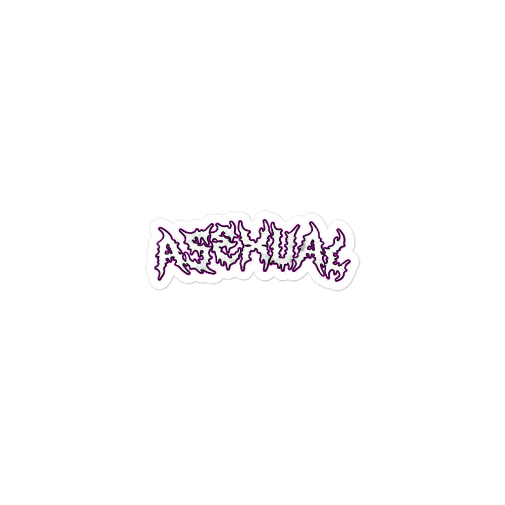 Asexual Heavy Metal sticker