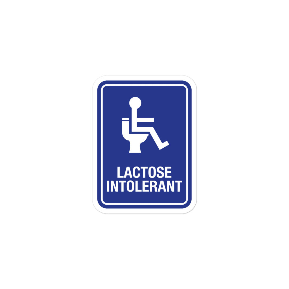 Lactose Intolerant sticker