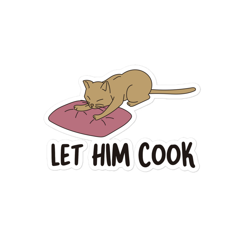 Let Him Cook sticker