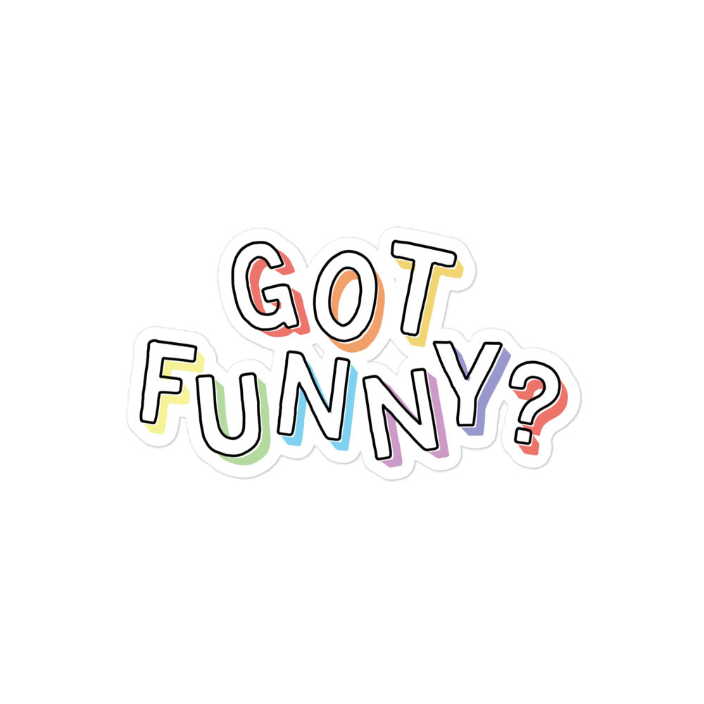 Got Funny Logo sticker