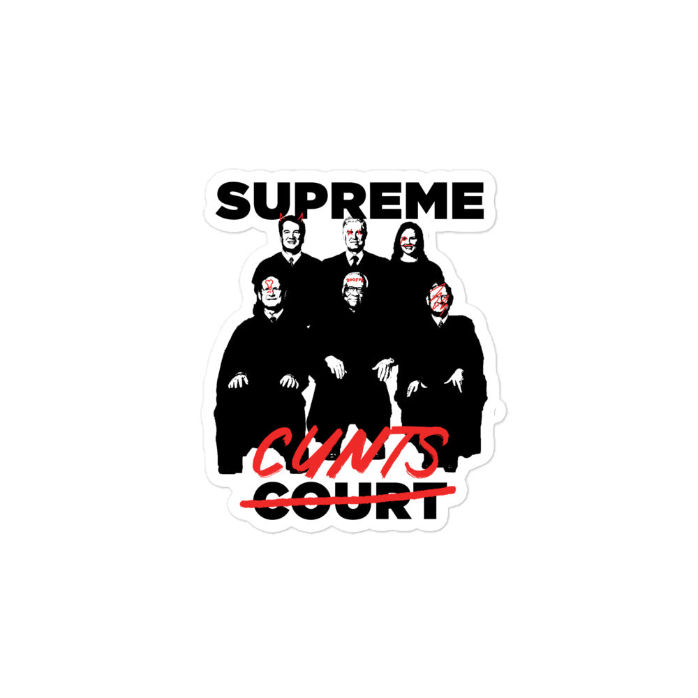 Supreme Cunts sticker