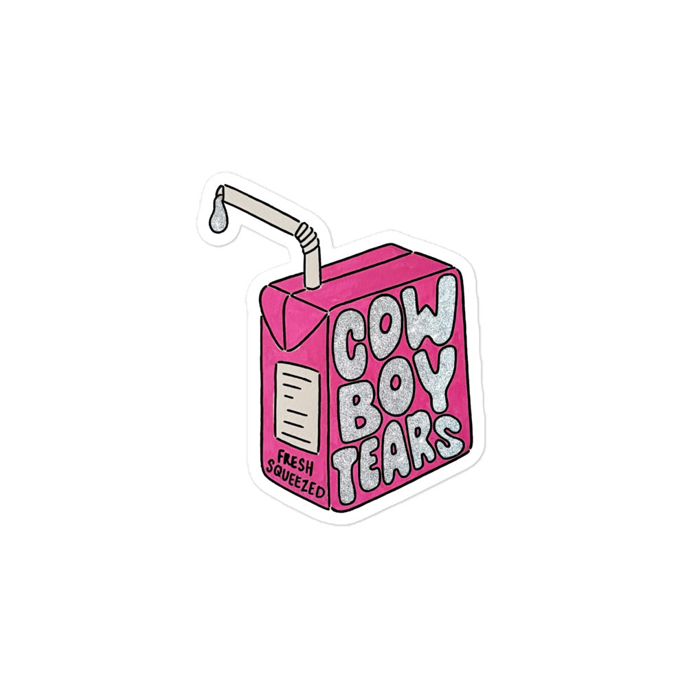 Cowboy Tears sticker