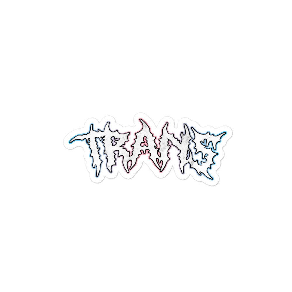 Trans Heavy Metal sticker