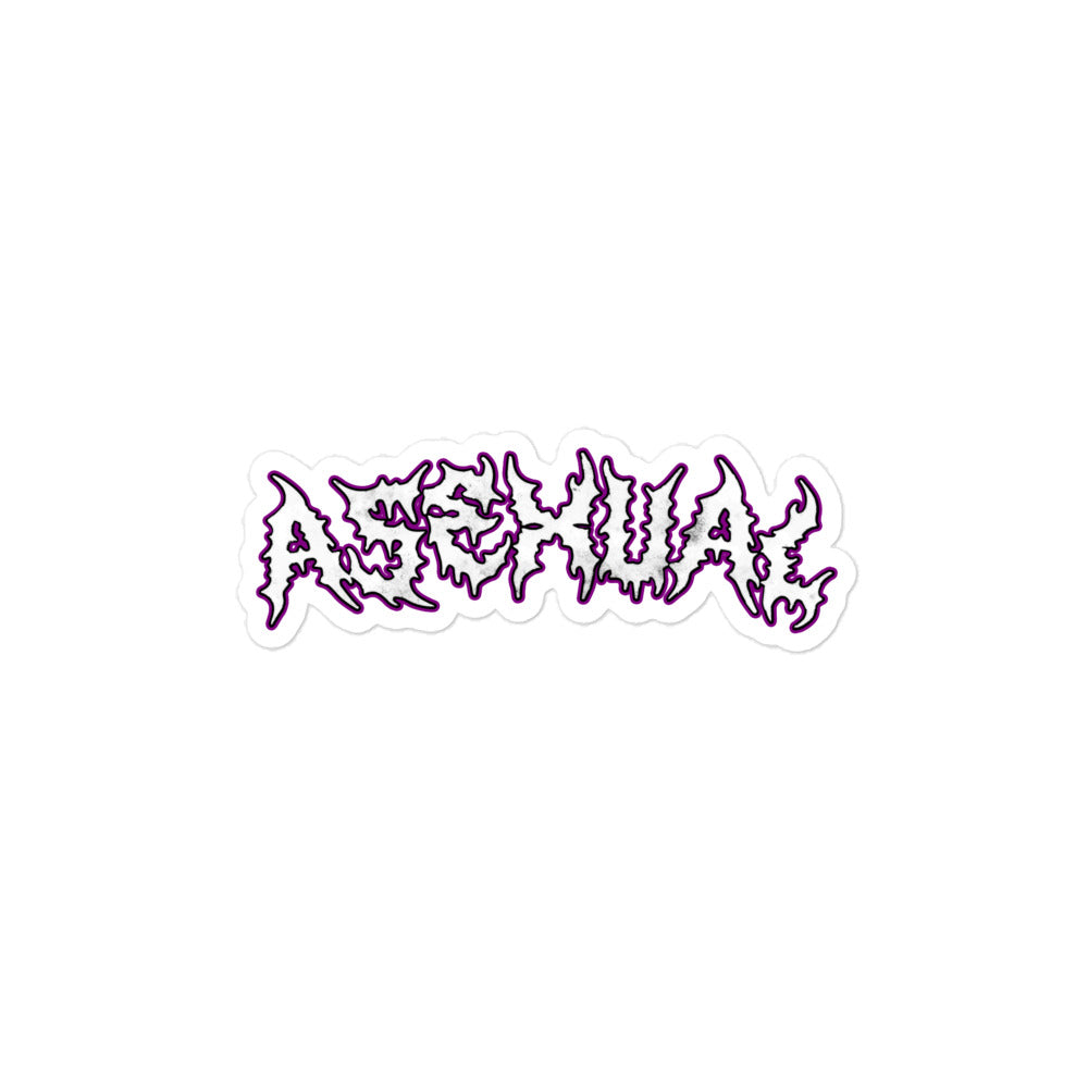 Asexual Heavy Metal sticker