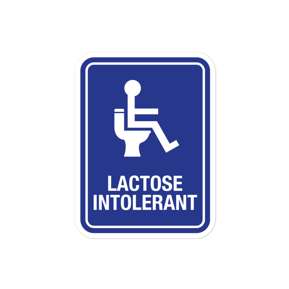 Lactose Intolerant sticker