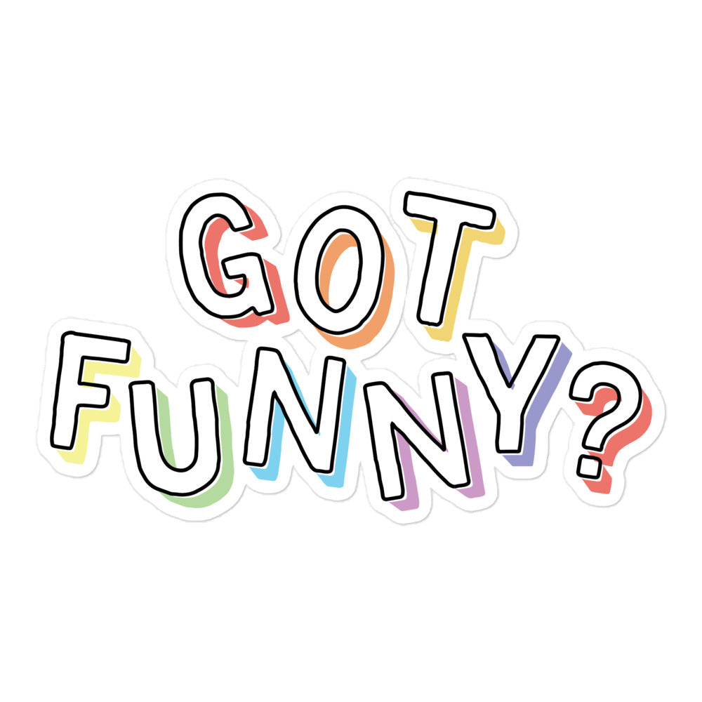 Got Funny Logo sticker