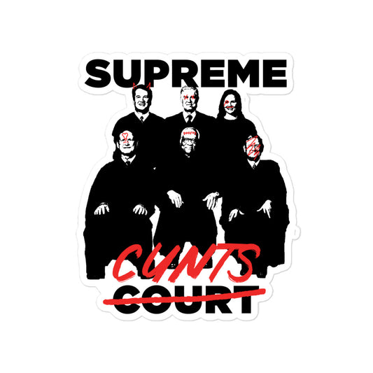 Supreme Cunts sticker