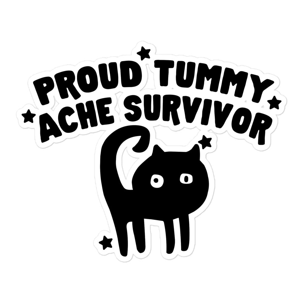 Proud Tummy Ache Survivor sticker