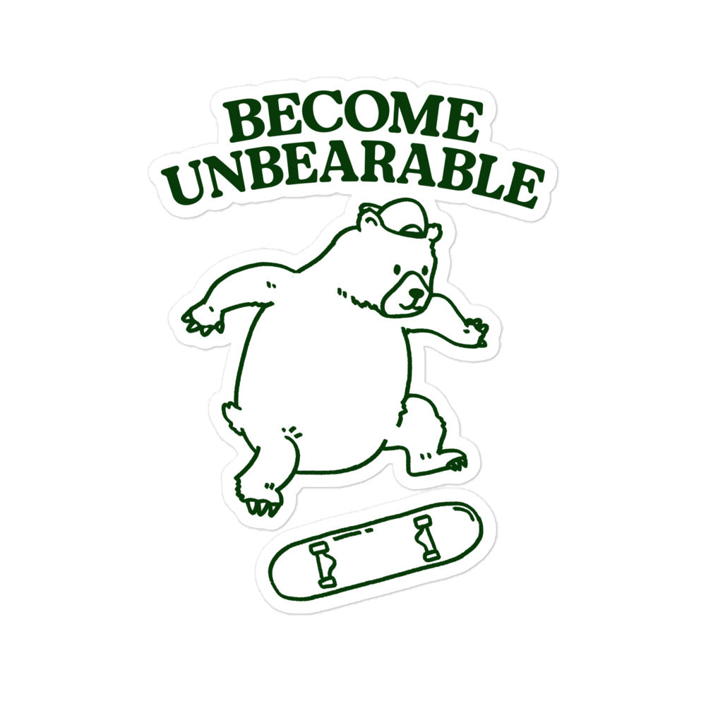 Become Unbearable sticker