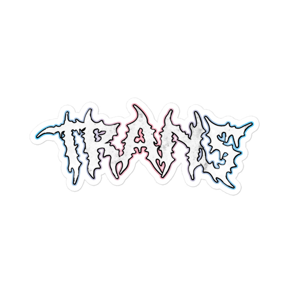 Trans Heavy Metal sticker