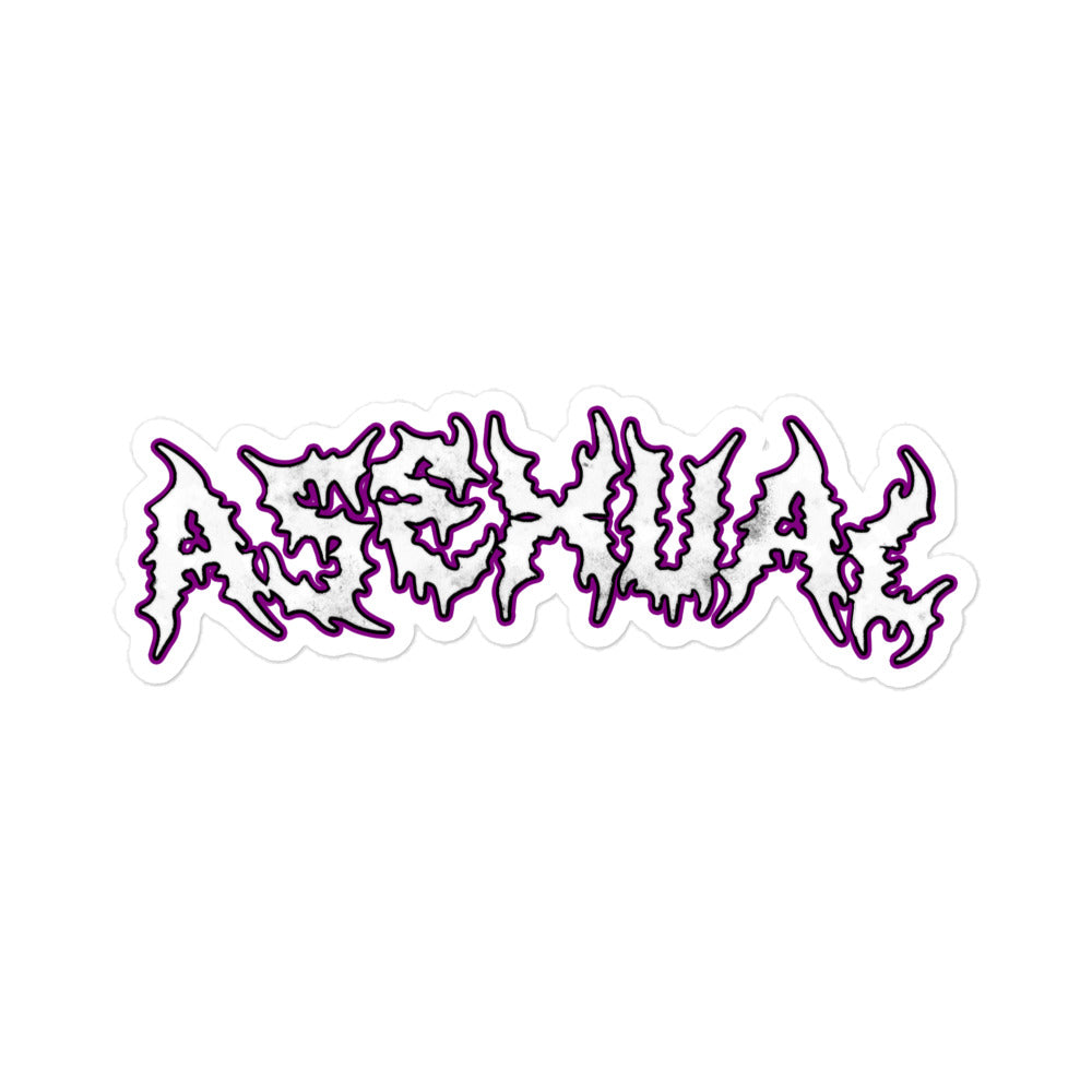 Asexual Heavy Metal sticker