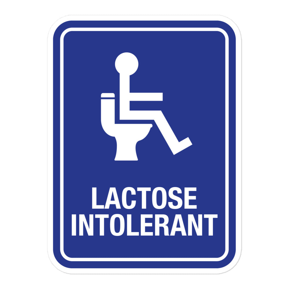 Lactose Intolerant sticker