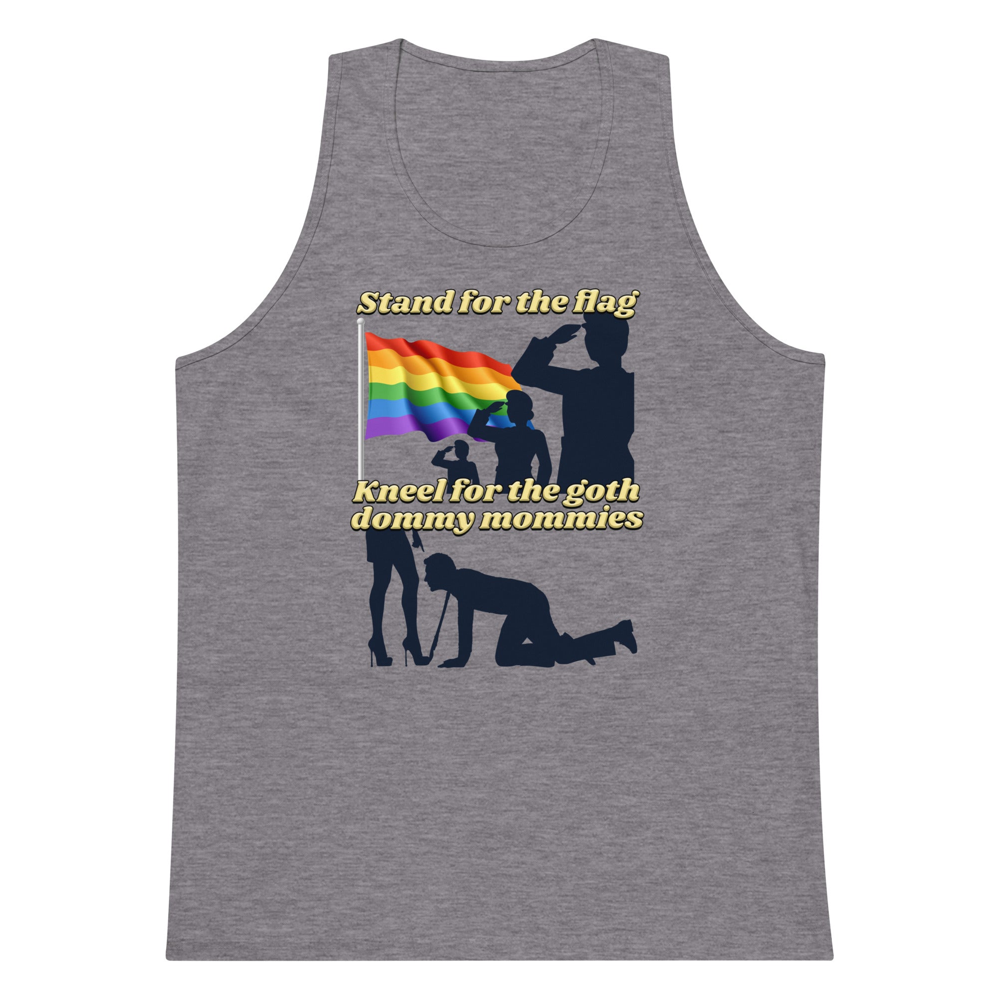 Stand For the Flag Kneel For the Goth Dommy Mommies tank top