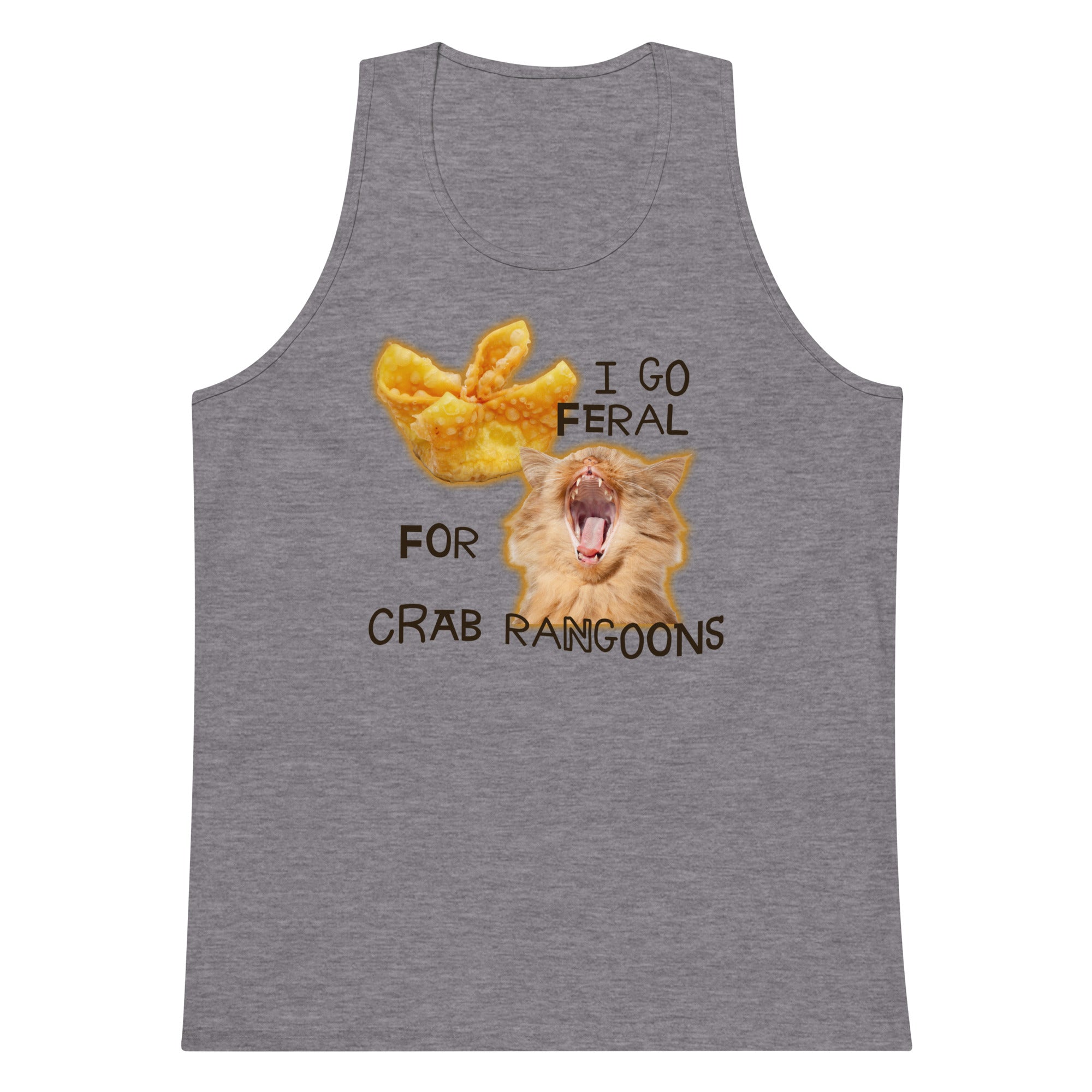 I Go Feral for Crab Rangoons tank top