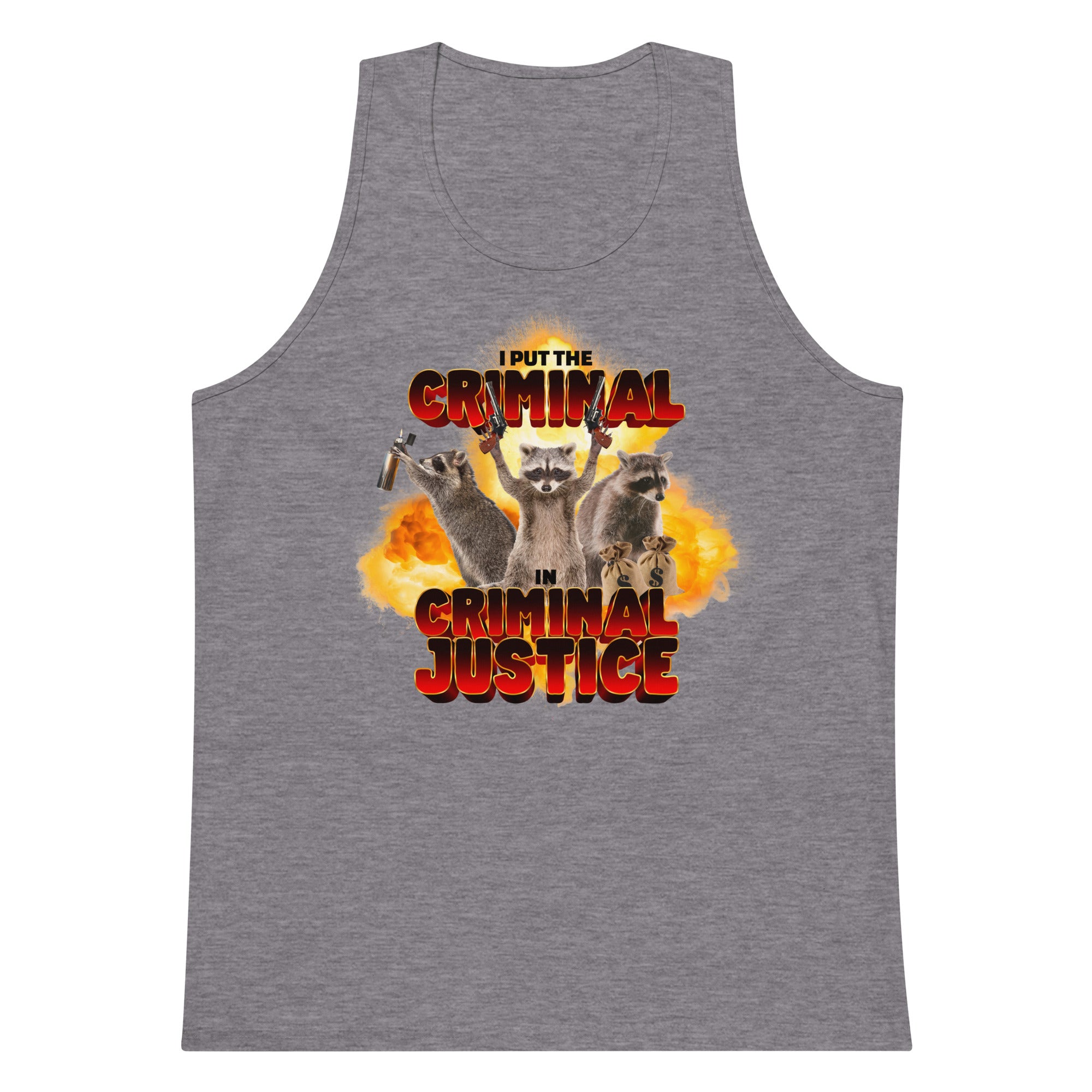 I Put the Criminal in Criminal Justice tank top