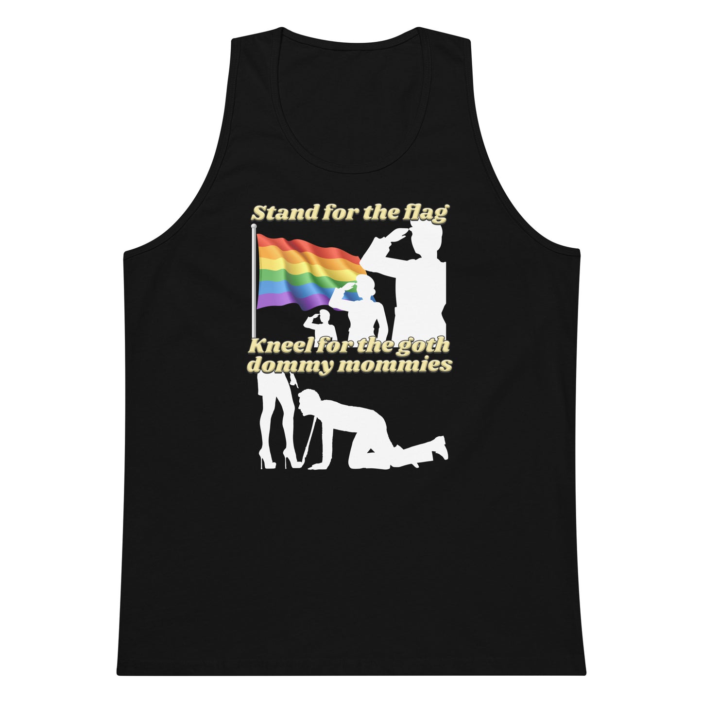 Stand For the Flag Kneel For the Goth Dommy Mommies tank top